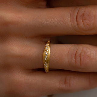 Gold Eternity Band Ring