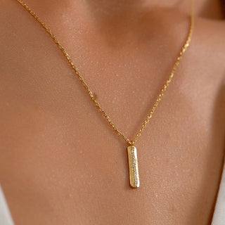 Diamond Bar Necklace