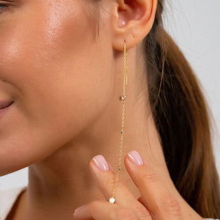 Stella Threads - Dainty Threader Earrings