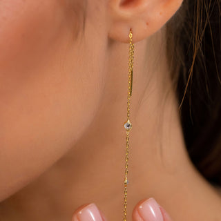 Stella Threads - Dainty Threader Earrings
