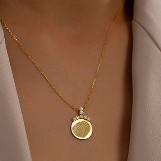 Custom MEmorial Fingerprint Necklace