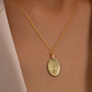 Custom Fingerprint Necklace