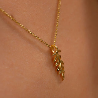 Forest Whisper Leaf Necklace