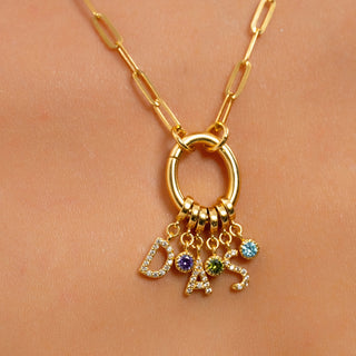 Personalized Initial Charm Necklace