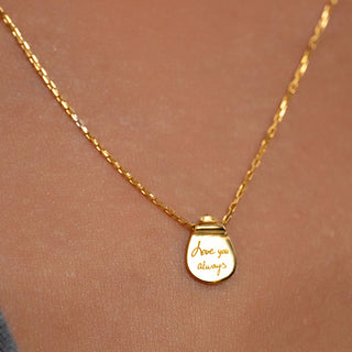 Minimalist Personalized Handwriting Necklace