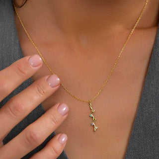 Family Branch Birthstone Necklace