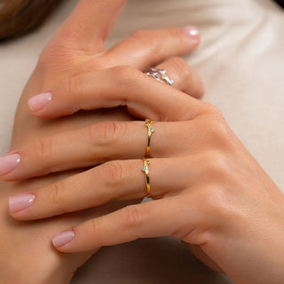 Unique Birthstone Ring Personalized Jewelry