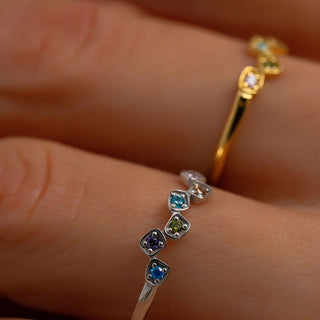 Custom Dainty Family Birthstone Jewelry