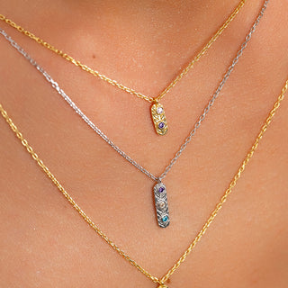 Personalized Family Birthstone Necklace