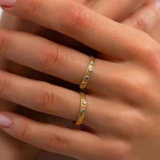 Personalized Loved Ones Birthstone Ring