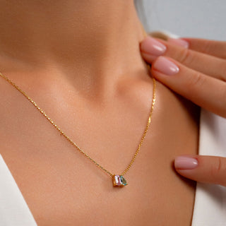 Toi et Moi Gemstone Necklace
