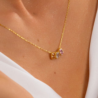Personalized Birthstone Necklace