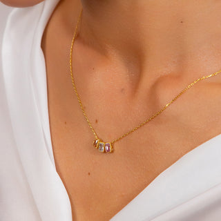 Personalized Birthstone Necklace