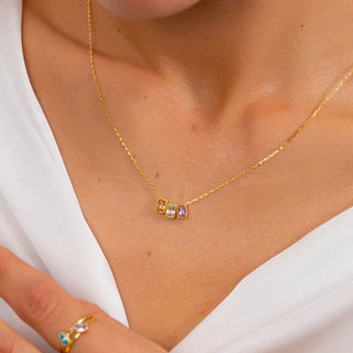 Personalized Birthstone Necklace