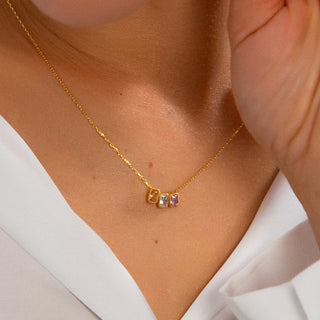 Personalized Birthstone Necklace