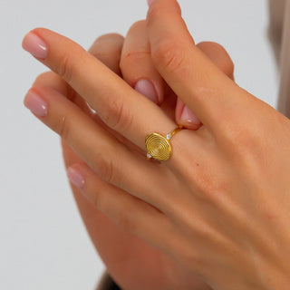 Custom Fingerprint Ring -  Memorial Jewelry