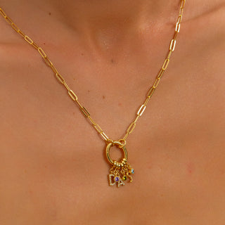 Personalized Initial Charm Necklace