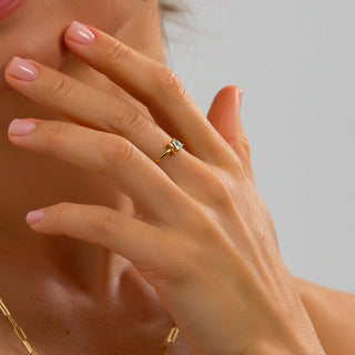 Custom Toi Et Moi Gemstone Ring