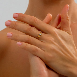 Custom Toi Et Moi Gemstone Ring