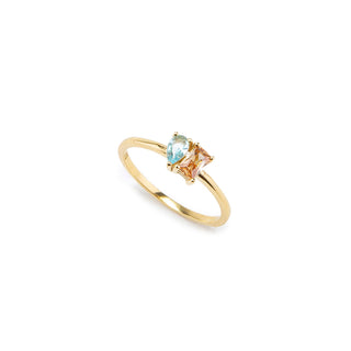 Custom Toi Et Moi Gemstone Ring