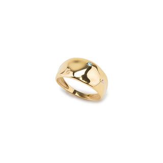 Chunky Ring Secret Birthstone Jewelry