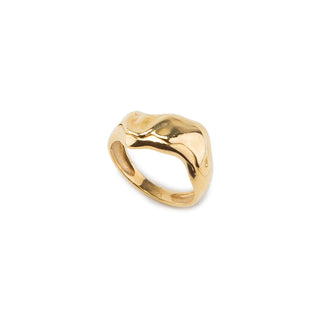 Molten Organic Gold Ring
