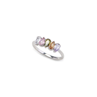 Pear Cut Birthstone Ring Family Jewelry