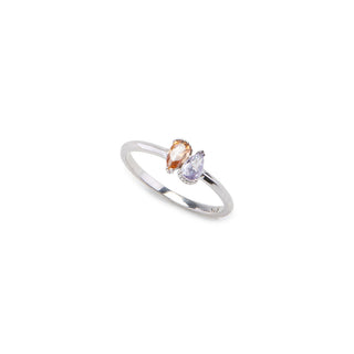 Pear Cut Birthstone Ring Family Jewelry