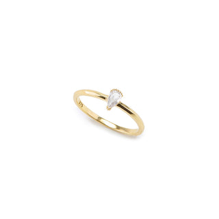 Pear Cut Birthstone Ring Family Jewelry