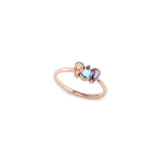 Pear Cut Birthstone Ring Family Jewelry