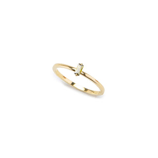 Birthstone Stacking Ring - Custom Gold, Silver, Rose Gold
