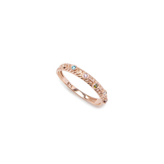 Personalized Loved Ones Birthstone Ring