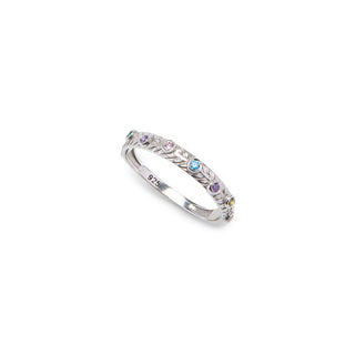 Personalized Loved Ones Birthstone Ring