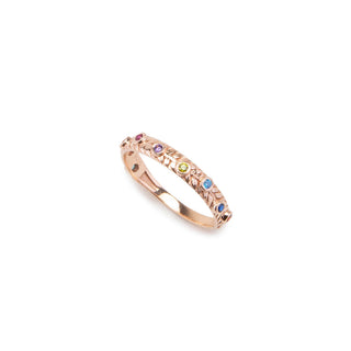 Personalized Loved Ones Birthstone Ring