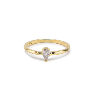 Pear Cut Birthstone Ring Family Jewelry