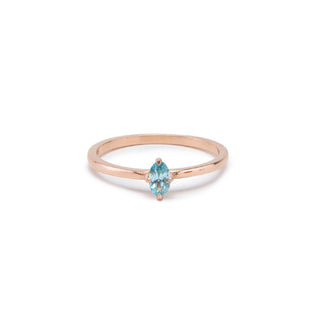 Birthstone Stacking Ring - Custom Gold, Silver, Rose Gold