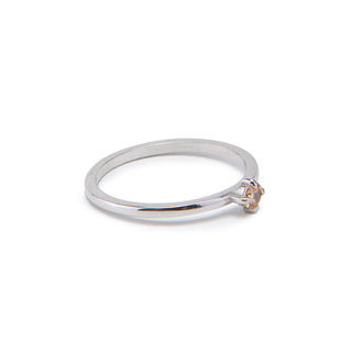 Birthstone Stacking Ring - Custom Gold, Silver, Rose Gold