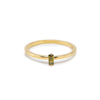 Birthstone Stacking Ring - Custom Gold, Silver, Rose Gold