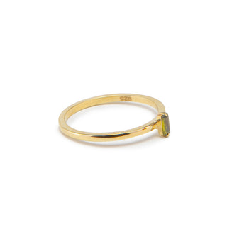 Birthstone Stacking Ring - Custom Gold, Silver, Rose Gold