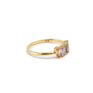 Pear Cut Birthstone Ring Family Jewelry