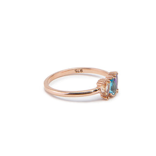Pear Cut Birthstone Ring Family Jewelry