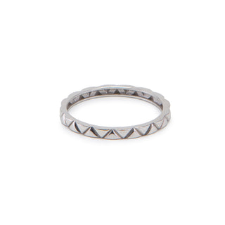 Geometric Pyramid Silver Wedding or Statement Banc for Her