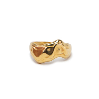 Molten Organic Gold Ring