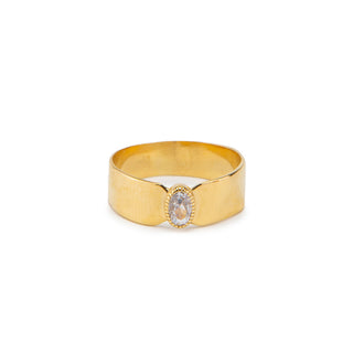 Oval Gemstone Ring