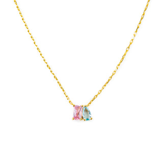 Toi et Moi Gemstone Necklace