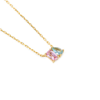Toi et Moi Gemstone Necklace