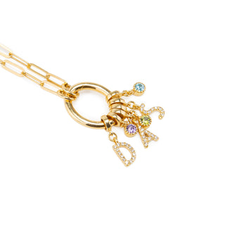 Personalized Initial Charm Necklace