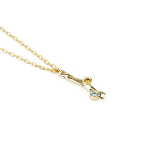 Family Birthstone Necklace Branch