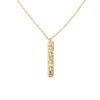 Personalized Family Birthstone Necklace