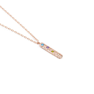 Personalized Family Birthstone Necklace